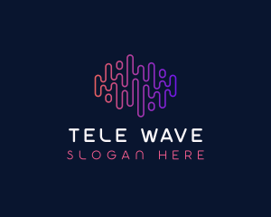 Sound Wave Tech logo design