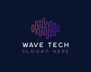 Sound Wave Tech logo design