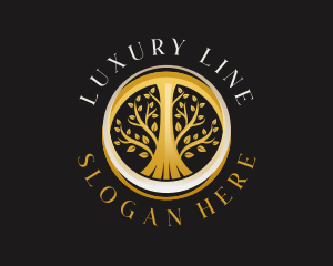 Luxury Tree Nature logo design