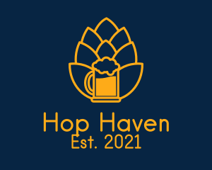 Golden Hop Beer  logo