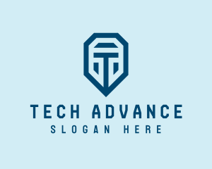 Tech Company Letter T  logo design