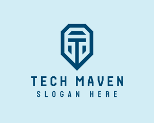 Tech Company Letter T  logo design