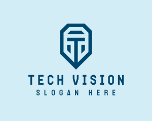 Tech Company Letter T  logo design