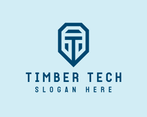 Tech Company Letter T  logo design