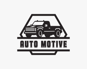 Pickup Truck Vehicle logo design