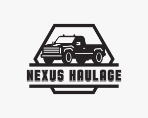 Pickup Truck Vehicle logo design