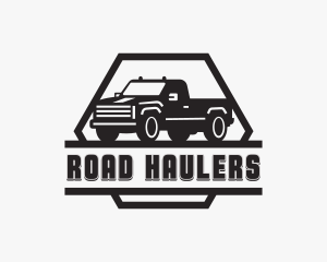 Pickup Truck Vehicle logo design