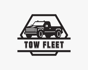 Pickup Truck Vehicle logo design