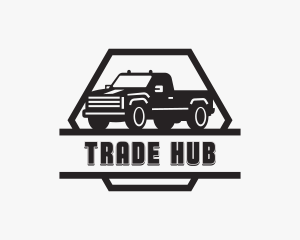 Pickup Truck Vehicle logo