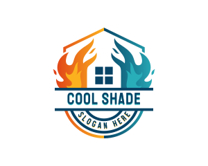 Cooling Thermal Temperature logo design