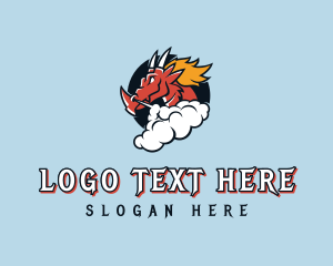 Dragon Smoke Cloud Logo