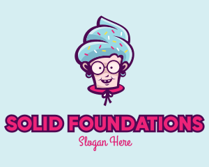 Sweet Old Lady Cupcake logo