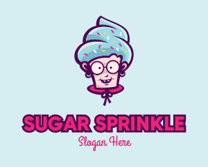 Sweet Old Lady Cupcake logo