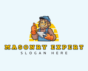 Monkey Trowel Masonry logo design