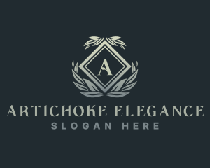 Elegant Ornament Crest logo design