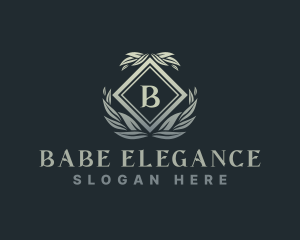 Elegant Ornament Crest logo design