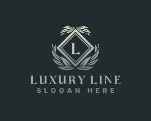 Elegant Ornament Crest logo design