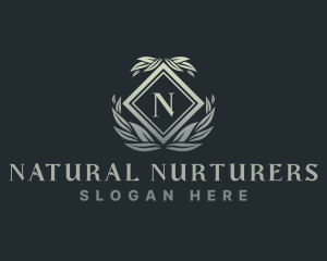 Elegant Ornament Crest logo design