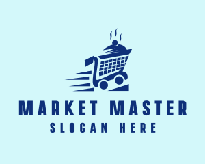 Food Market Delivery  logo design