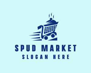 Food Market Delivery  logo design