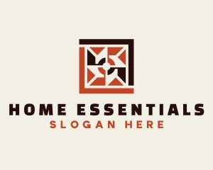 Floor Tile Home Improvement logo design