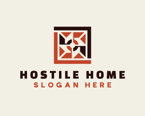 Floor Tile Home Improvement logo design