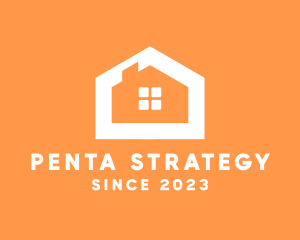 Pentagon House Property logo design