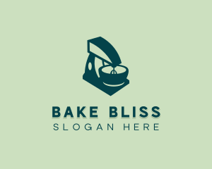 Baking Electric Mixer logo design