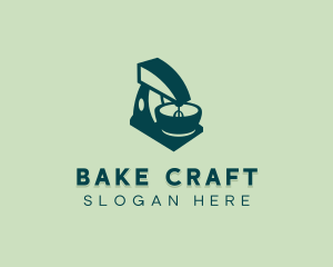 Baking Electric Mixer logo design