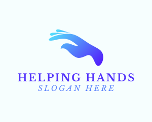 Dove Support Hand logo design