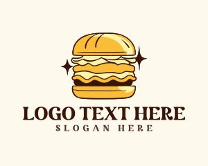 Diner Burger Sandwich logo