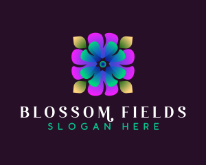 Flower Blossom Spa logo design