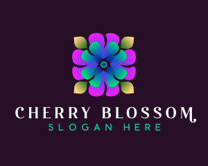 Flower Blossom Spa logo design