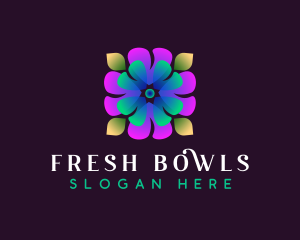 Flower Blossom Spa logo design