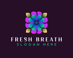 Flower Blossom Spa logo design