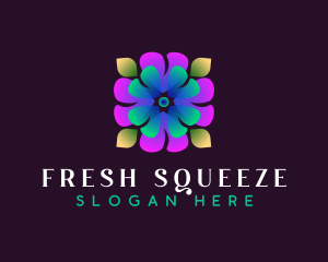 Flower Blossom Spa logo design