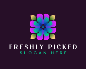 Flower Blossom Spa logo design