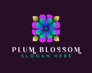 Flower Blossom Spa logo design