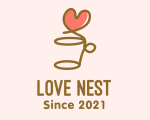 Lovely Coffee Date logo design