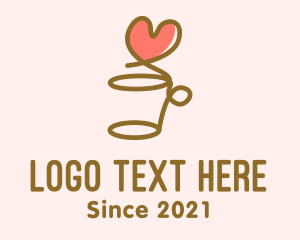 Lovely - Lovely Coffee Date logo design