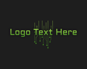 Font - Cyber Tech Circuit logo design