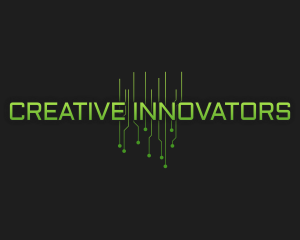 Cyber Tech Circuit Innovation logo design