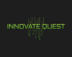 Cyber Tech Circuit Innovation logo design