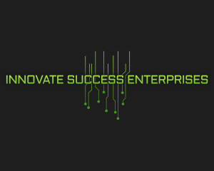 Cyber Tech Circuit Innovation logo design