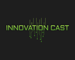 Cyber Tech Circuit Innovation logo design