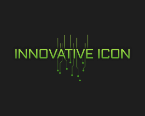 Cyber Tech Circuit Innovation logo design