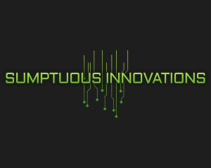 Cyber Tech Circuit Innovation logo design