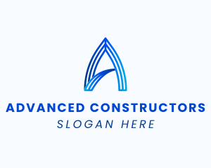 Professional Modern Arch Letter A logo design