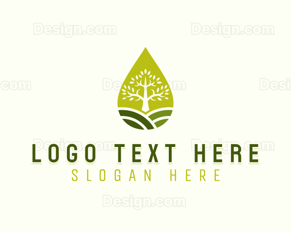 Eco Sustainable Tree Logo