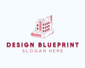 Blueprint Architect Building logo